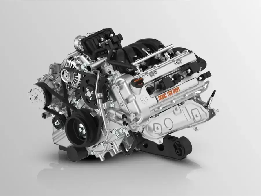 Động cơ xăng DAM16KR dung tích 1.6L trên Tera-V8